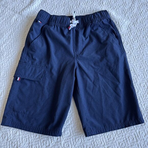 Tommy Hilfiger Boys Size S (12/14)Quick Dry Performance Shorts Navy Blue - Picture 1 of 6